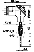 Комплект термопреобразователей платиновых технических разностных типа КТПТР-06, КТПТР-07, КТПТР-08