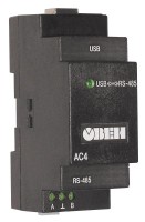 Автоматический преобразователь интерфейсов USB/RS-485 ОВЕН АС4 Автоматический преобразователь интерфейсов USB/RS-485 ОВЕН АС4