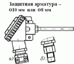 ТСМУ 014, ТСПУ 014 без штуцера с защитн. армат. диам. d мм ТСМУ 014, ТСПУ 014 без штуцера с защитн. армат. диам. d мм