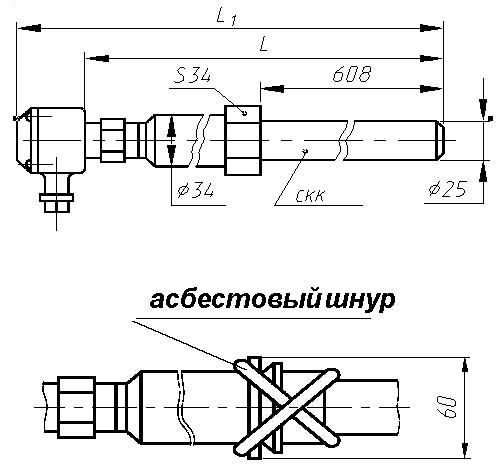 Преобразователи термоэлектрические платинородиевые ТПР 9202
